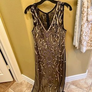Aidan Mattox beaded gown